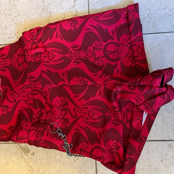 Hazbin Hotel L Wallpaper Scuba Shortalls Cosplay Streetwear Romper Overalls NEW - Picture 12 of 12